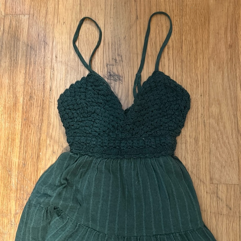 Aerie Green Dress - short